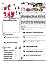 English Worksheet: RC Series_Level 01_Country Edition 31 Denmark (Fully Editable + Key)