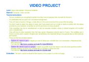 Video project: Nespresso advert