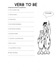 English Worksheet: Verb to be 