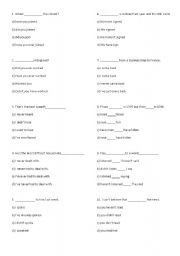 English worksheet: Present Perfect