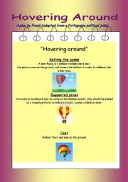 English Worksheet: Hovering Around