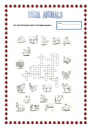 English Worksheet: Farm animals