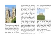 English Worksheet: Reading comprehension about York