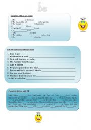 English Worksheet: BE