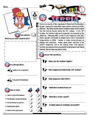 English Worksheet: RC Series_Level 01_Country Edition 35 Serbia  (Fully Editable + Key)