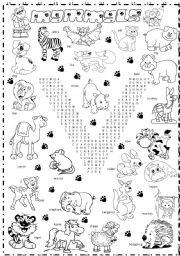 English Worksheet: mammals