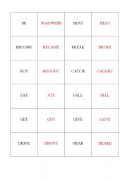 English Worksheet: Memory game