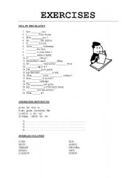 English worksheet: Grammar and Vocaubulary 