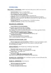 English Worksheet: FUTURE TENSES