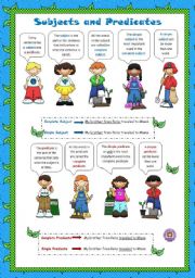 Subjects and Predicates