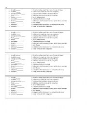 Natural Disasters (Past Continuous versus the Simple Past)