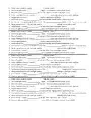 English Worksheet: Used to