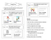 English Worksheet: Conjunctions