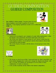 English Worksheet: Guided composition