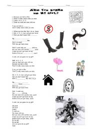 English Worksheet: Are you gonna be my girl by Jet 