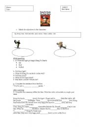 English Worksheet: Kun fu Panda