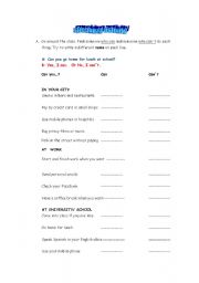 English Worksheet: Can you? Speaking activity