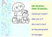 English worksheet: Dora 