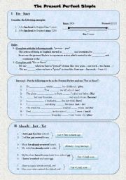 English Worksheet: Present perfect 