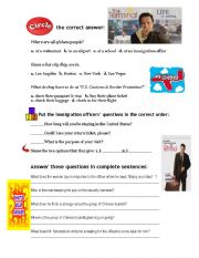 English Worksheet: The Terminal- Movie Activity pg.1