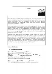 English Worksheet: Battleship, Travis