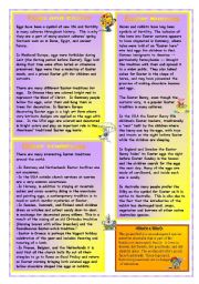 English Worksheet: Easter Traditions