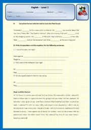 English Worksheet: simple_past_regular_verbs