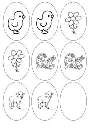 English Worksheet: Easter eggs with ideas how to use them