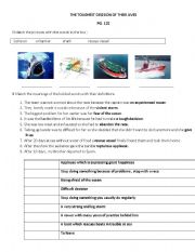English Worksheet: The toughest decision of their lives