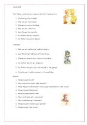 English Worksheet: HAVE GOT