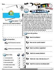 English Worksheet: RC Series_Level 01_Country Edition 43 San Marino (Fully Editable)