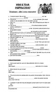 English Worksheet: paraphrasing