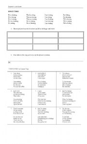 English worksheet: TOMS DINER + bingo