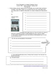 English Worksheet: simple present and simple past
