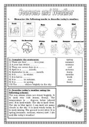 SEASONS AND WEATHER