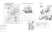 English worksheet: The Early Colonies 