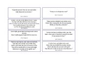 English worksheet: Romeo & Juliet famous quotes cards