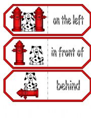 English Worksheet: Where is the Dalmatian? Large Dominoes Part 2 of 2