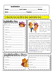 English Worksheet: Personal Information