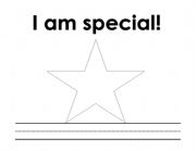 English Worksheet: I am special (An all about me booklet)