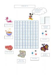 English worksheet: funny puzzle