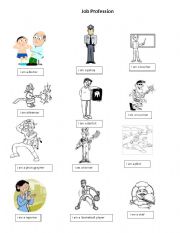 English Worksheet: Job profession