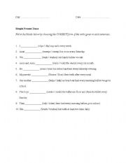 English Worksheet: looking good