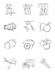 English Worksheet: vocabulary quiz for beginners