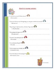 English Worksheet: Reported Speech