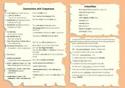 English Worksheet: COMPARATIVE STRUCTURES 