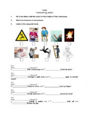 English Worksheet: Song 