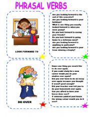 English Worksheet: PHRASAL VERBS