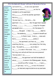 English Worksheet: SIMPLE PAST TENSE