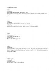 English Worksheet: Silent E 